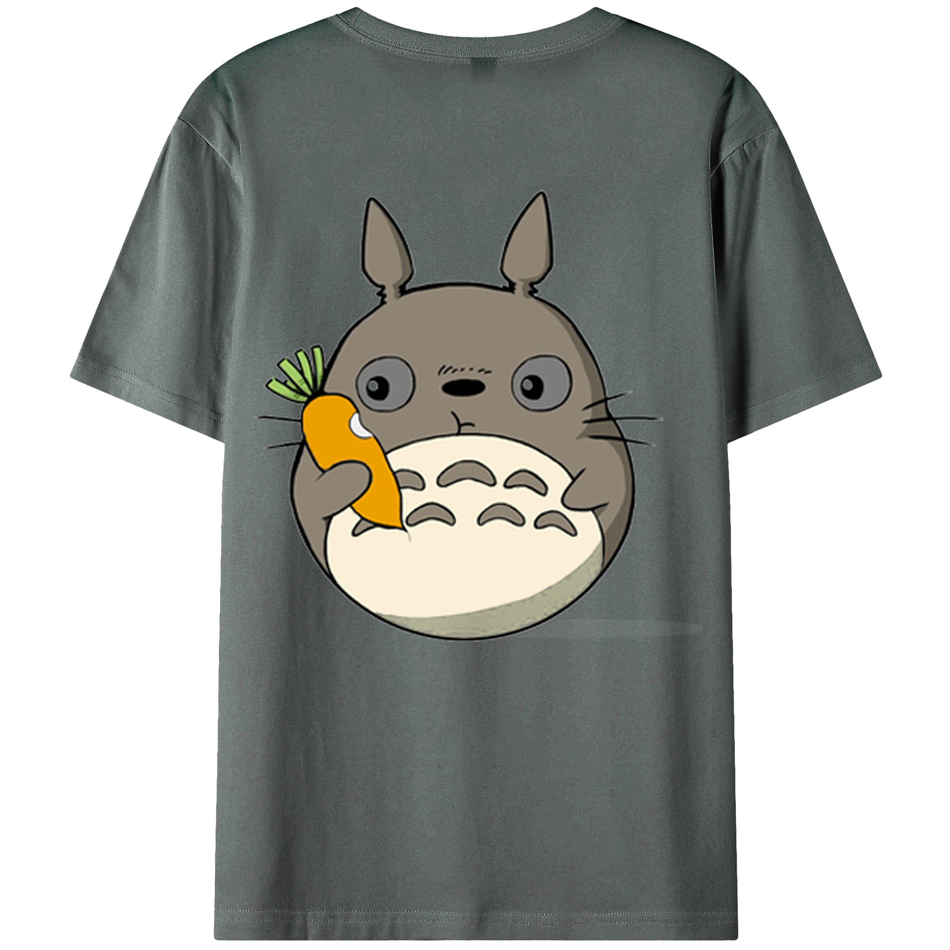 （画像用） となりのトトロ 草壁メイ 草壁サツキ My Neighbor Totoro Satsuki Kusakabe Mei Kusakabe 綿100％ メンズ半袖Tシャツ（バックプリント） 通気性